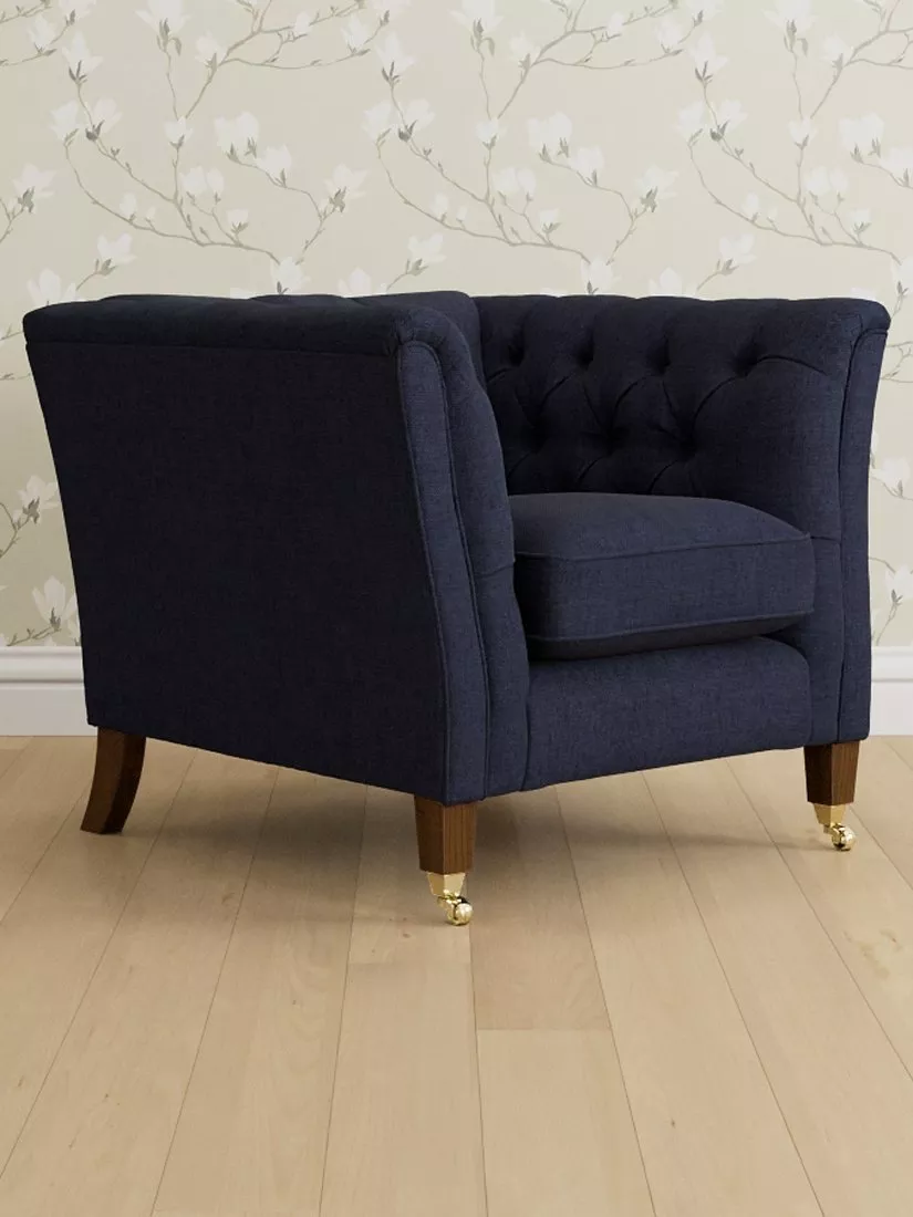 Laura Ashley Chatsworth Armchair, Teak Leg