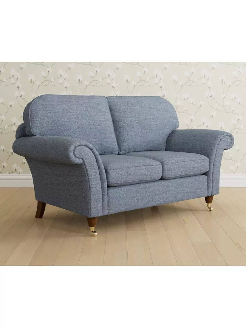 Laura Ashley Mortimer Small 2 Seater Sofa, Teak Leg