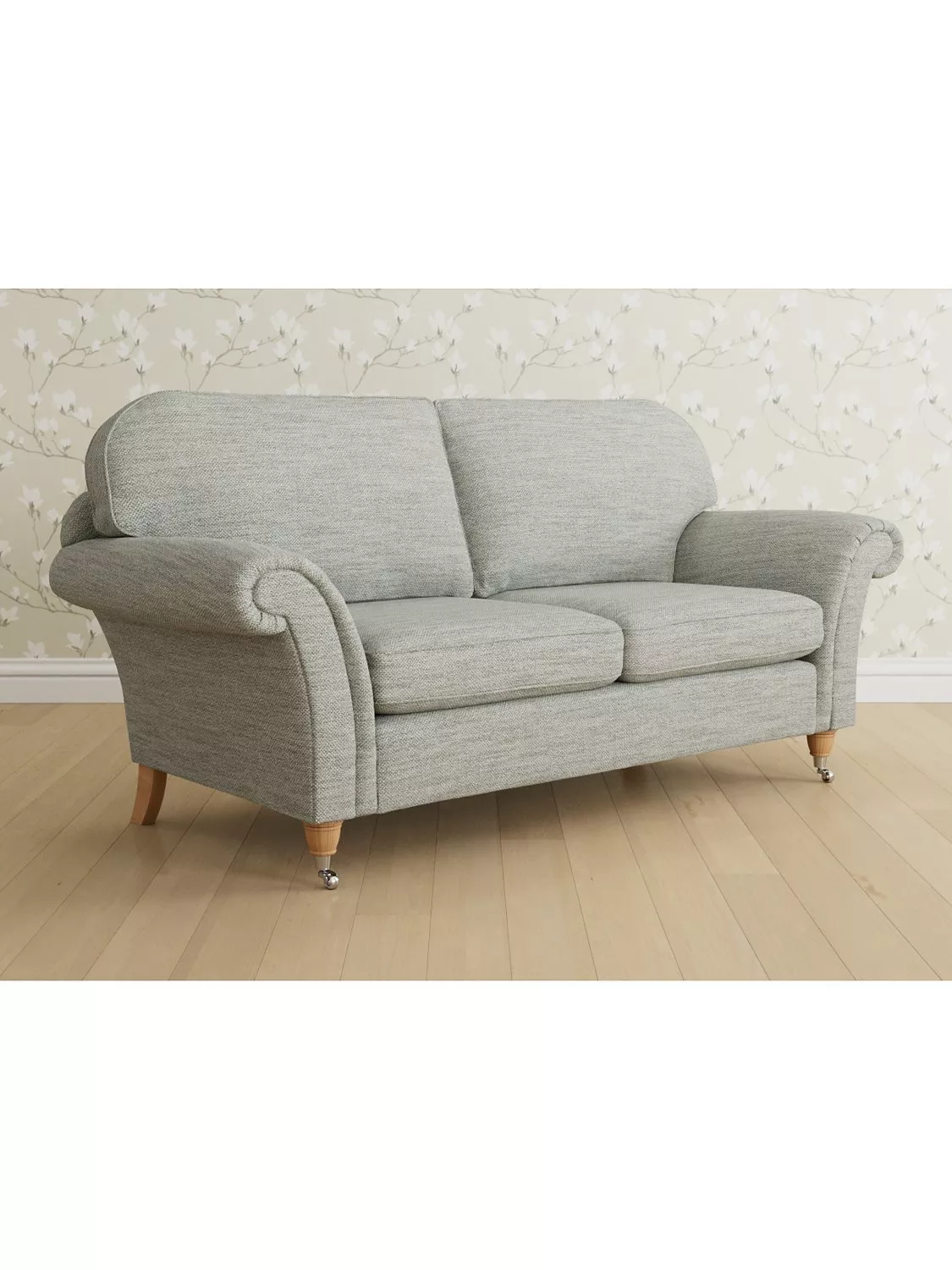 Laura Ashley Mortimer Large 3 Seater Sofa, Oak Leg