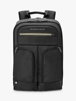 Briggs & Riley HTA Slim Expandable Backpack, Black