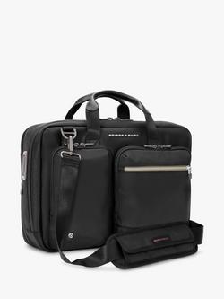 Briggs & Riley Medium Expandable Briefcase, Black - view 2, Black