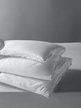 little home at John Lewis Synthetic Soft Touch Washable Duvet and Pillow Set, 10.5 Tog, White, Single