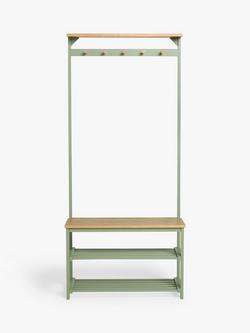 John Lewis Country Hallway Unit (FSC Ash Wood) - view 2, Sage Green