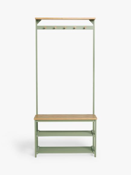 John Lewis Country Hallway Unit (FSC Ash Wood) - view 2, Sage Green