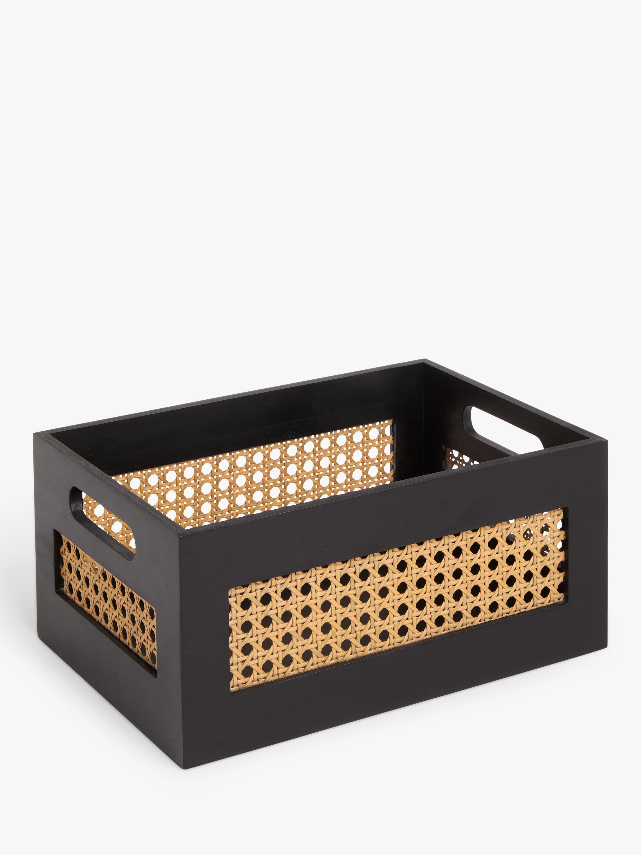 John Lewis Rattan and Bamboo Open Storage Box