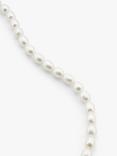 Lido Freshwater Pearl Rice Beaded Bracelet, Silver