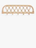 John Lewis Rattan Wall Hooks, Natural