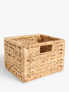 John Lewis Water Hyacinth Woven Storage Drawer, Natural