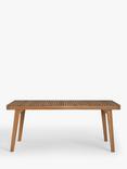 John Lewis Mona Rectangular Garden Dining Table, 175cm, FSC-Certified (Acacia Wood), Natural