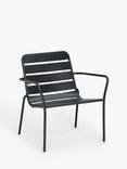 John Lewis Metal Garden Lounge Chair, Steel