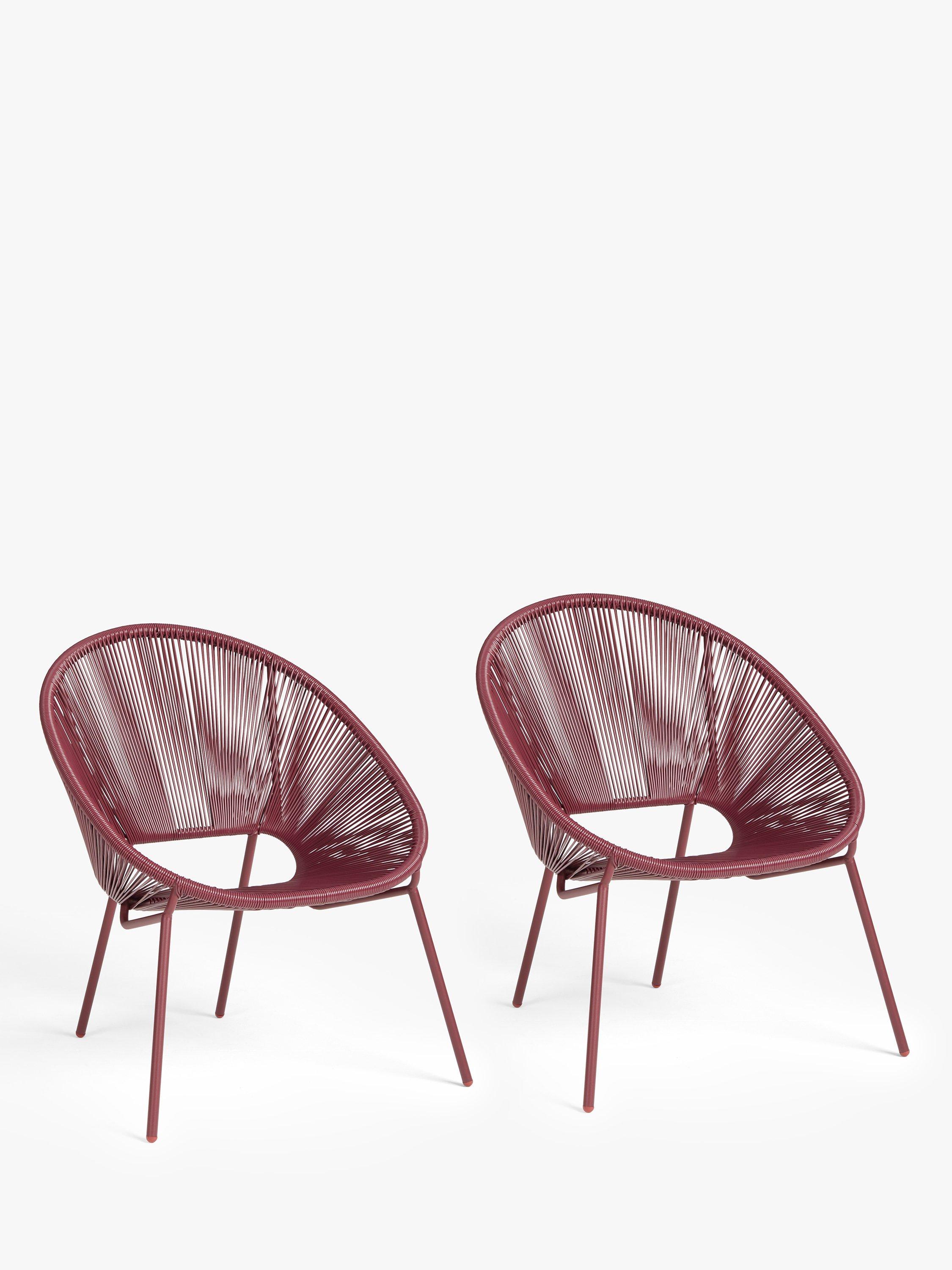 John Lewis Salsa Garden Chair, Set of 2