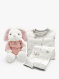 Babyblooms Personalised Bunny With Jumper and Little Love Pyjamas