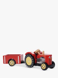Le Toy Van Red Wooden Tractor, 