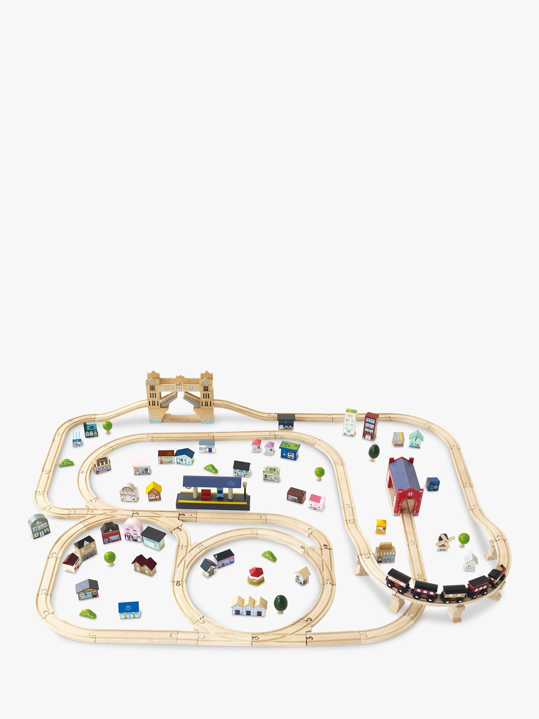 Le Toy Van Wooden London Train Set, 120 Pieces