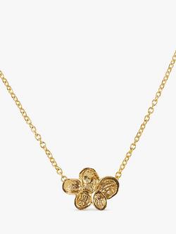London Road 9ct Yellow Gold Kew Falling Leaves Necklace, Gold, Yellow