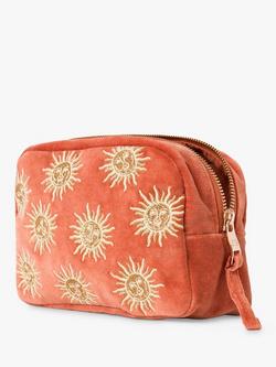 Elizabeth Scarlett Sun Goddess Cosmetics Bag, Rust - view 2, Rust