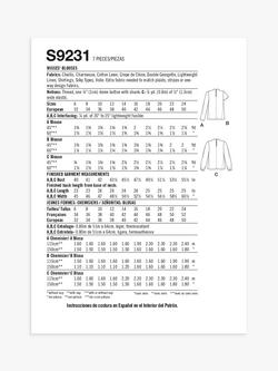 Simplicity Misses' Blouses Sewing Pattern, S9231 - view 2, Multi