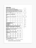 Simplicity Infants' Formal Outfit Sewing Pattern, S9194