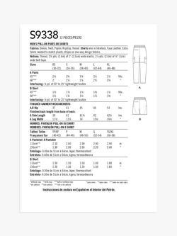 Simplicity Men's Pull-On Pants and Shorts Sewing Pattern, S9338 - view 2, Multi