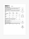 Simplicity Misses' Vintage Aprons Sewing Pattern, S9311