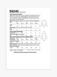 Simplicity Unisex Raglan Pullover Shirts Sewing Pattern, S9240