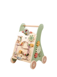 Tiny Love Wooden Activity Walk Behind Baby Walker