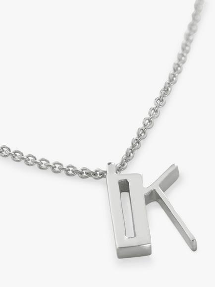 Monica Vinader Initial Necklace Adjustable 41-46cm/16-18", Silver, Silver
