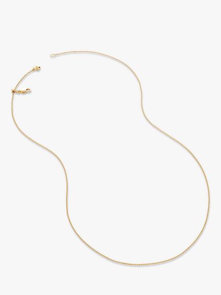 Monica Vinader 24" Fine Chain Necklace, Gold