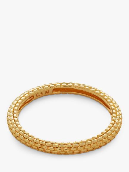Monica Vinader Gold Heirloom Ring, Gold, Gold