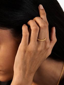 Monica Vinader Gold Heirloom Ring, Gold - view 2, Gold