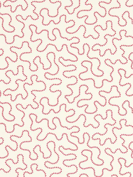 Harlequin x Sophie Robinson Wiggle Wallpaper, Carnelian/Rose Quartz HSRW113062