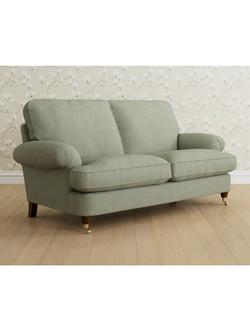 Laura Ashley Beaumaris Medium 2 Seater Sofa, Teak Leg, Anneliese Sage