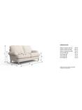 Laura Ashley Beaumaris Medium 2 Seater Sofa, Teak Leg, Anneliese Sage