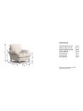 Laura Ashley Beaumaris Armchair, Oak Leg, Anneliese Sage
