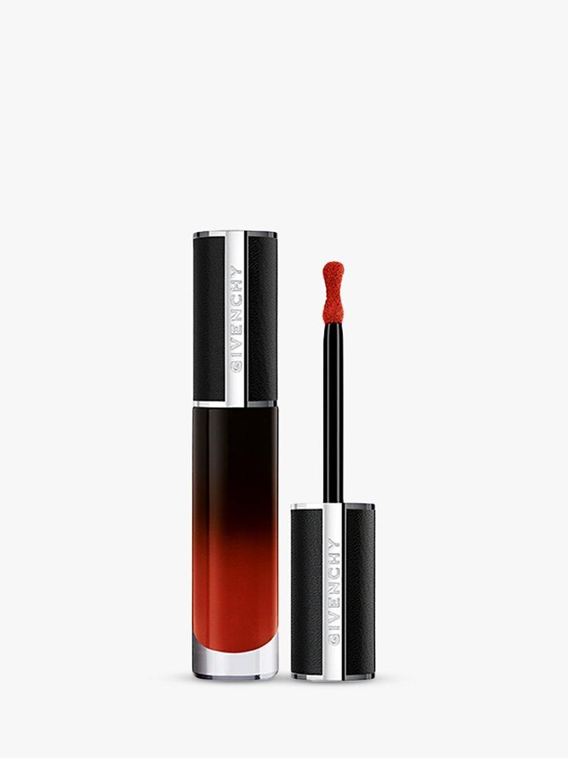 Product image 1 of 7, which shows Givenchy Le Rouge Interdit Cream Velvet Lipstick, 34 Rouge Safran
