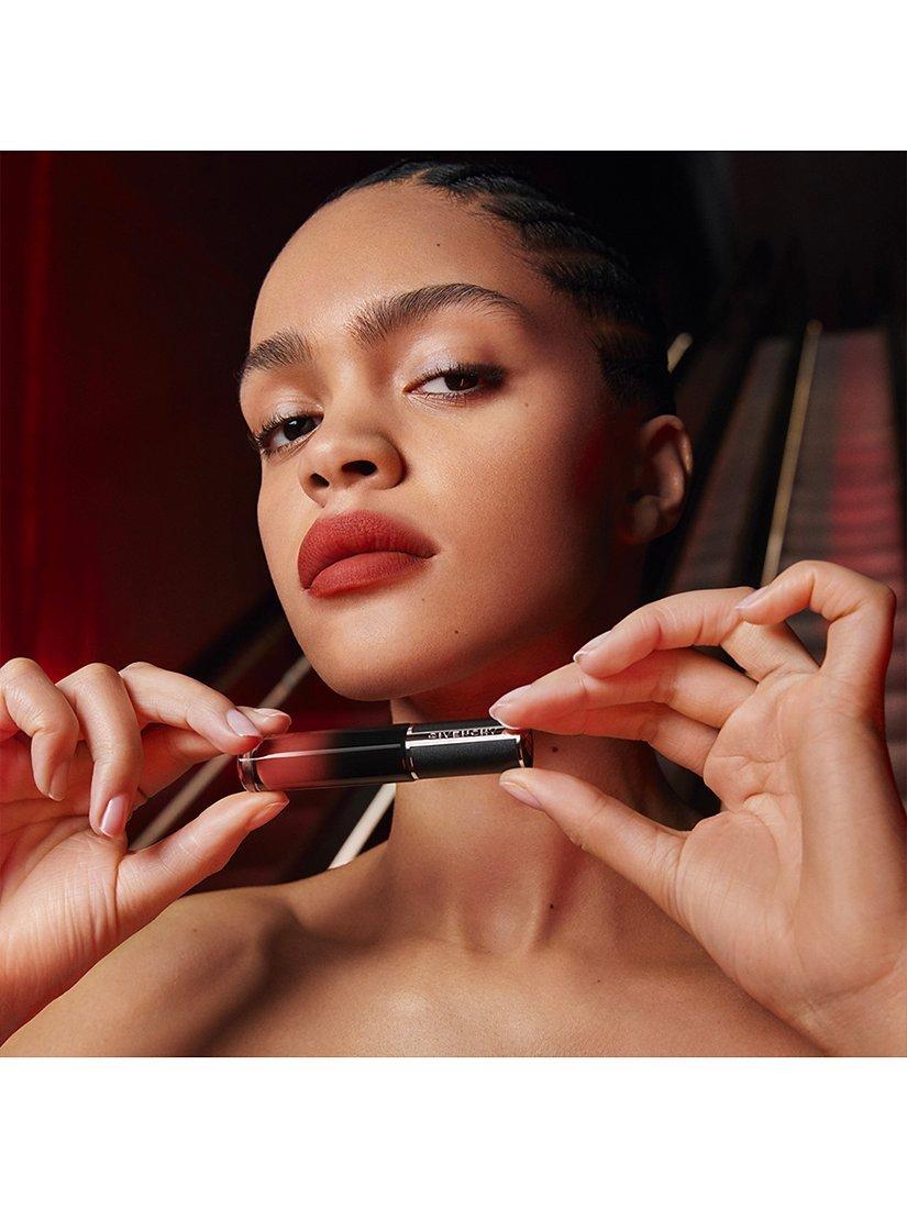 Product image 7 of 7, which shows Givenchy Le Rouge Interdit Cream Velvet Lipstick, 34 Rouge Safran