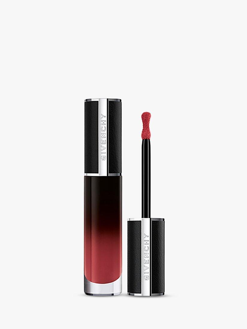 Product image 1 of 7, which shows Givenchy Le Rouge Interdit Cream Velvet Lipstick, 27 Rouge Infusé