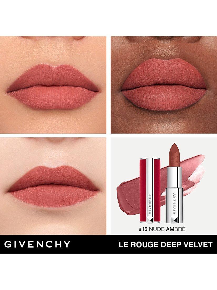 Product image 4 of 9, which shows Givenchy Le Rouge Deep Velvet Lipstick, 15 Nude Ambre