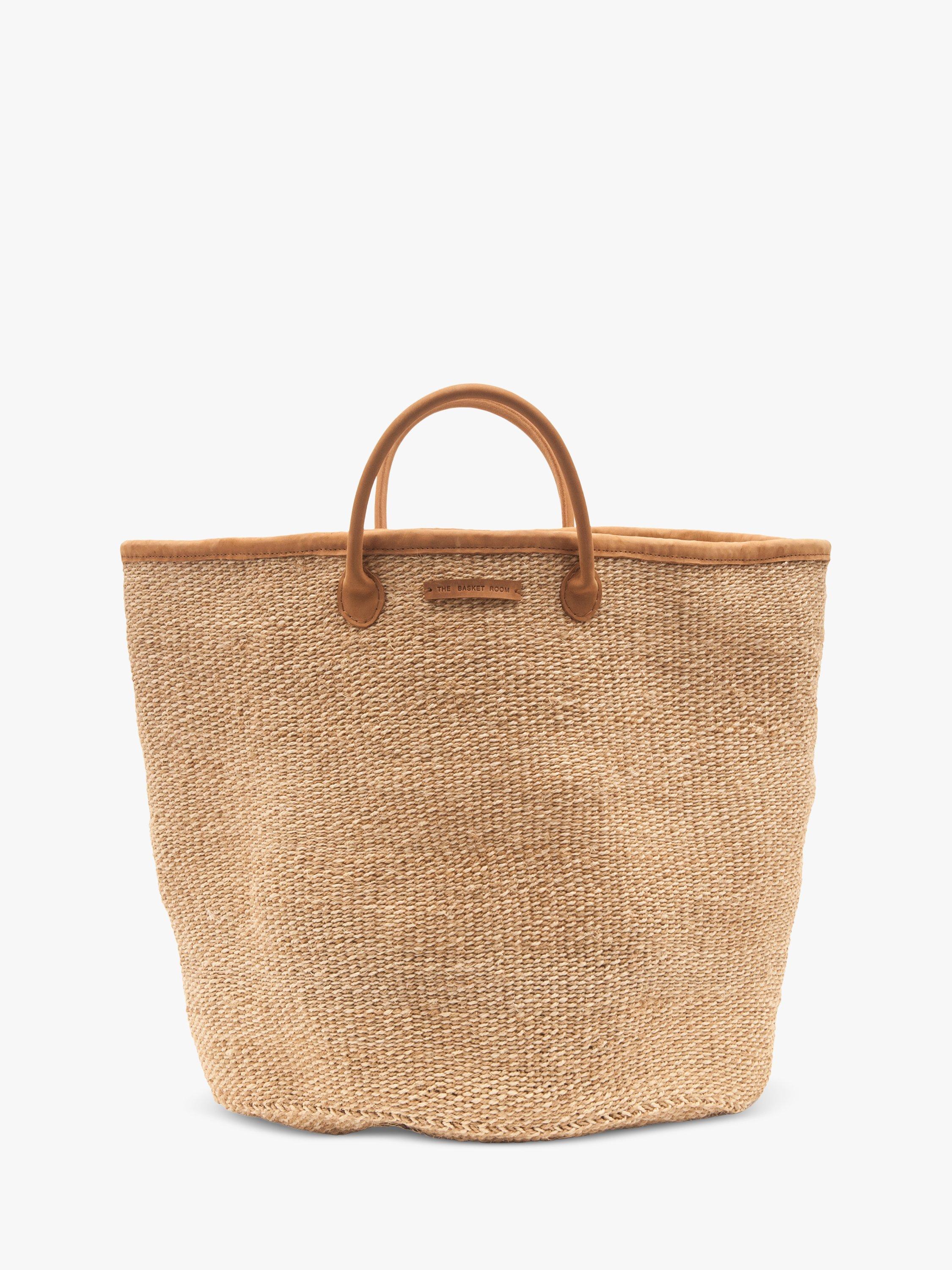 The Basket Room Heri Woven Storage Basket, Natural