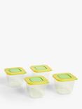 John Lewis ANYDAY Freezer Pots, Pack of 4, 100ml