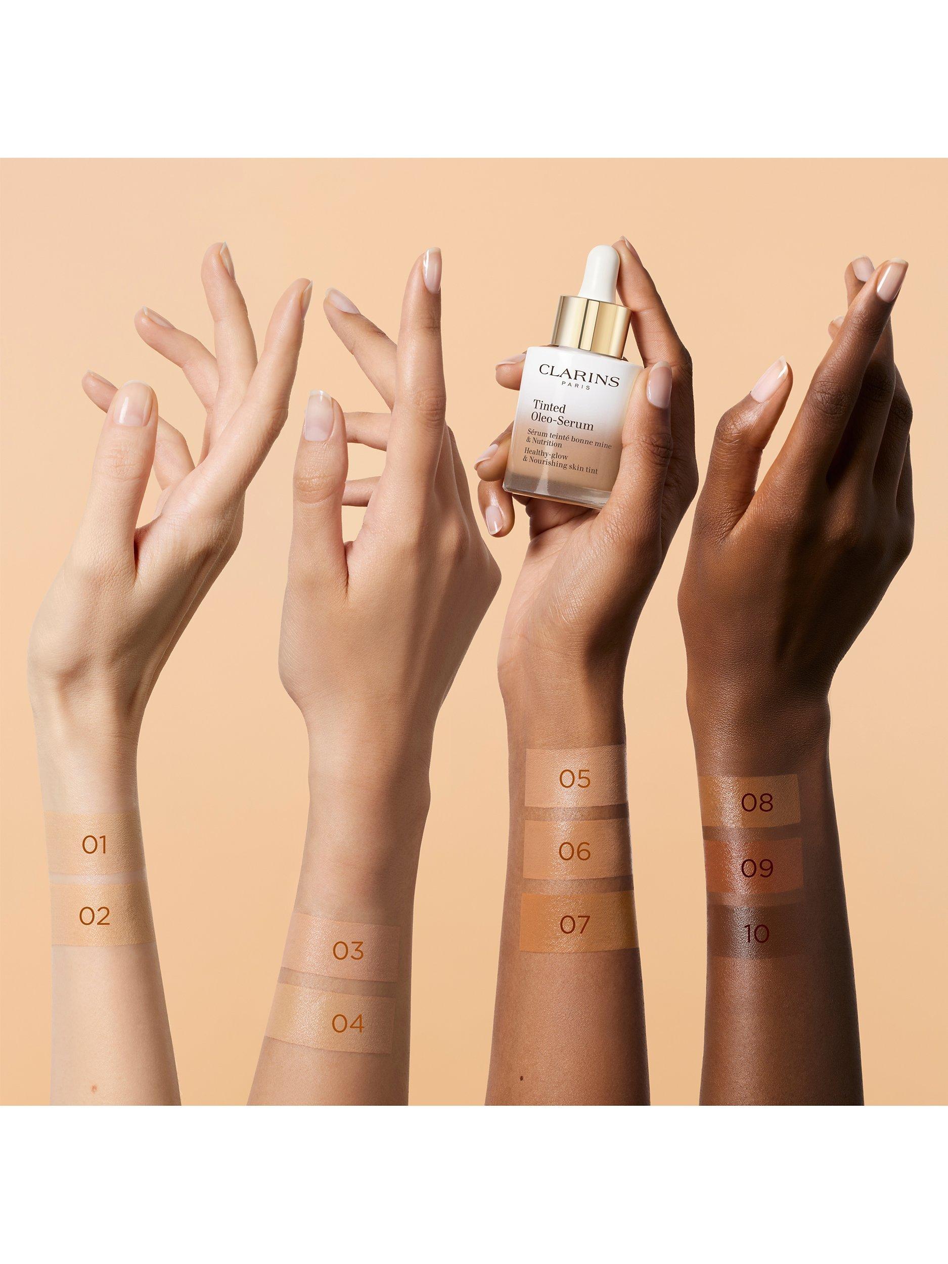 Product image 6 of 7, which shows Clarins Tinted Oleo-Serum Foundation, 10