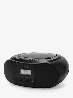 Roberts ZoomBox 4 DAB/DAB+/FM/CD Bluetooth Radio - view 2, Black