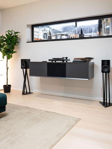 Pro-Ject Juke Box E1 Turntable Set with Speaker Box 5 Speakers, Black - view 2, Black