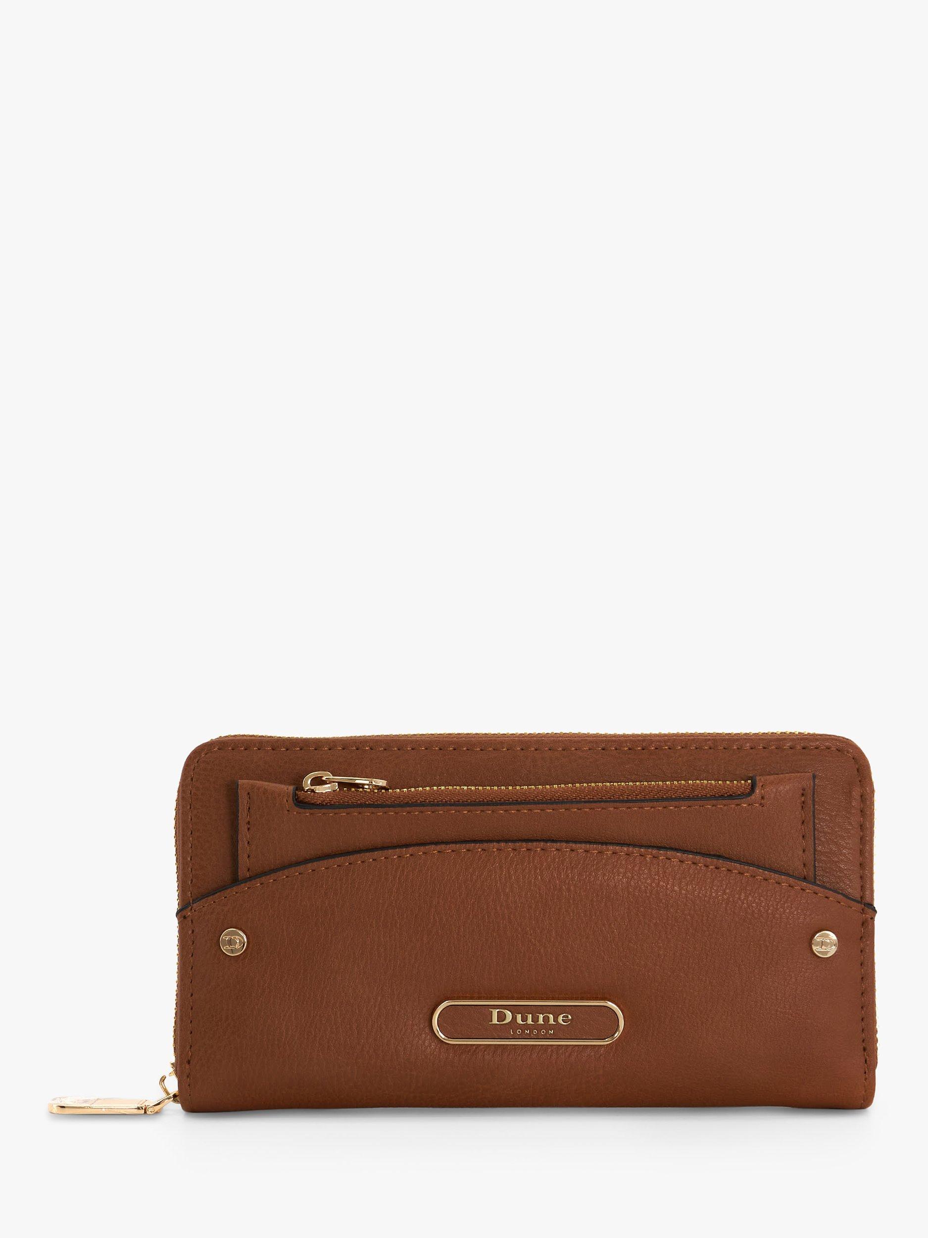 Dune Kalens Zip Around Purse, Tan