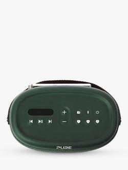 Pure Woodland Bluetooth Waterproof Portable Speaker with DAB+/FM Radio, Green - view 2, Green