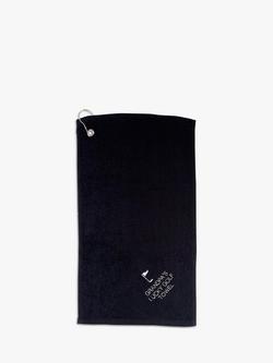Solesmith Personalised Golf Towel, Black, Black