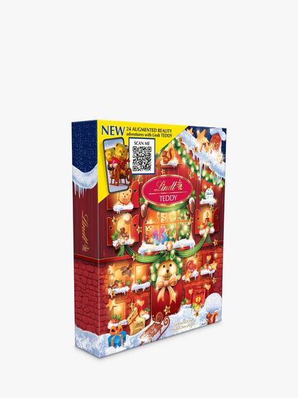 Lindt Teddy Advent Calendar, 250g - view 2, Multi