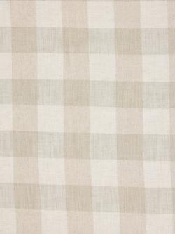 John Lewis Gingham Check Furnishing Fabric, Putty