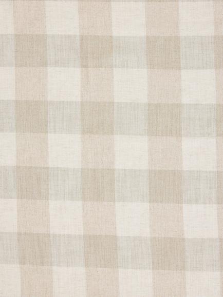 John Lewis Gingham Check Furnishing Fabric, Putty