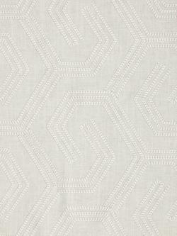 John Lewis Izel Embroidery Furnishing Fabric, Natural, Natural